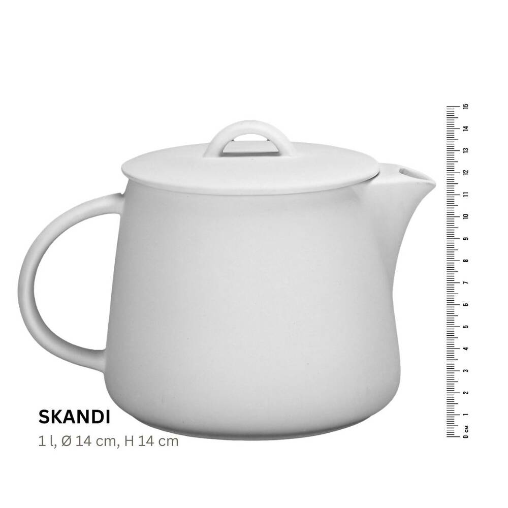 Koffer2go SKANDI Teekanne (Ø 14 cm, H 14 cm, 1 Liter)  - 49 EUR
