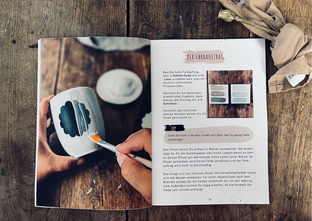 Keramik2go Box "Gemeinsam kreativ" (2-6 Pers.) erweiterbar